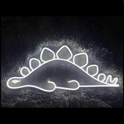 White Cartoon Dinosaur Led Neon Sign For Kids Room Decor | Shineneon
