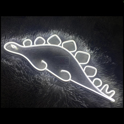 White Cartoon Dinosaur Led Neon Sign For Kids Room Decor | Shineneon