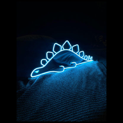 White Cartoon Dinosaur Led Neon Sign For Kids Room Decor | Shineneon