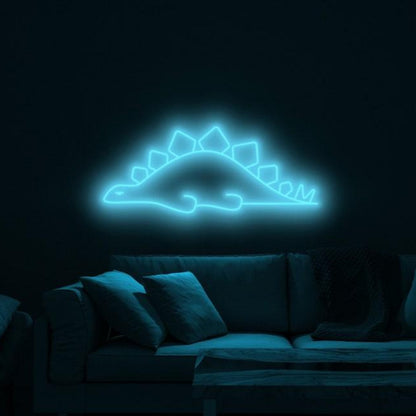 White Cartoon Dinosaur Led Neon Sign For Kids Room Decor | Shineneon
