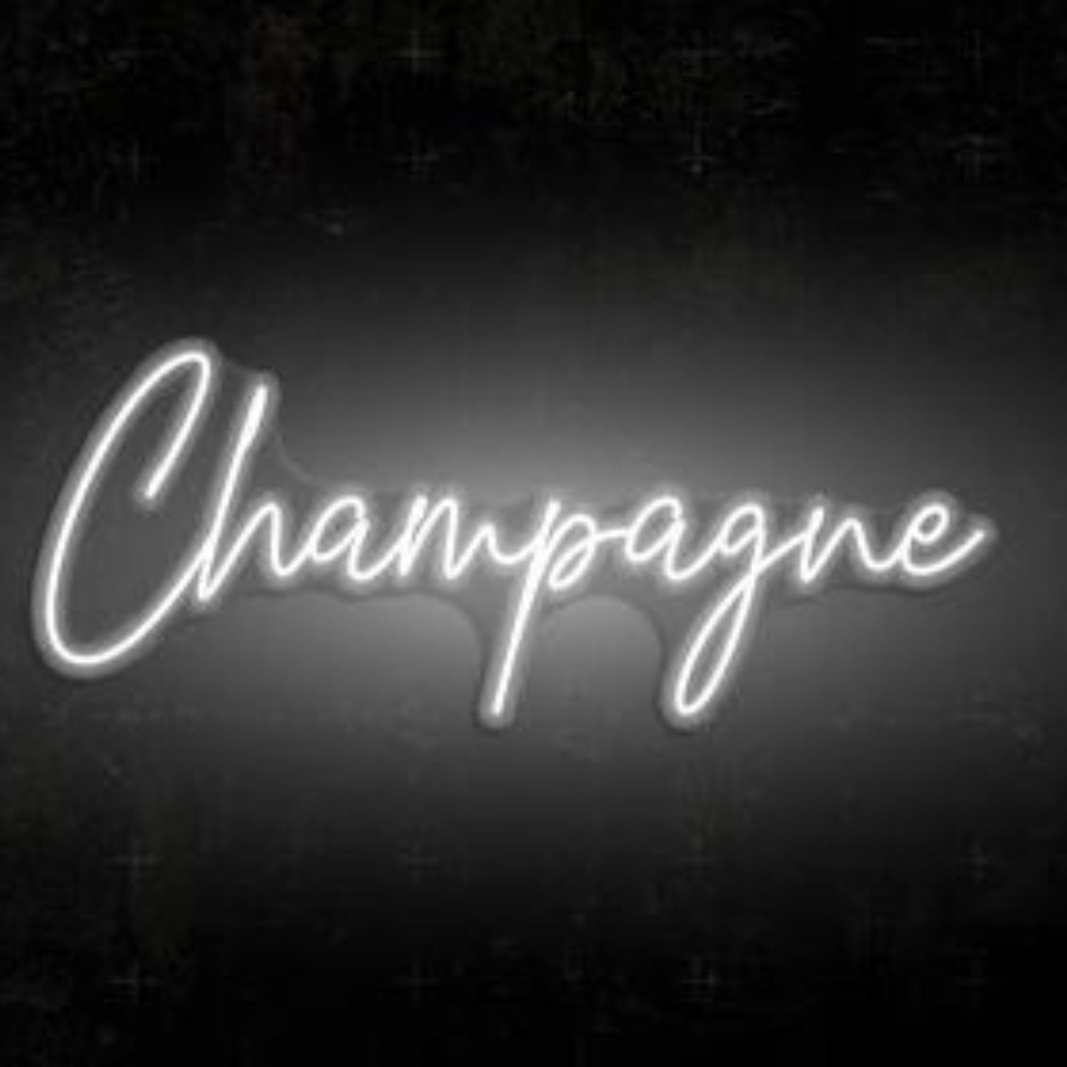White Champagne Led Neon Sign For Bar Restaurant Party Decor | Shineneon