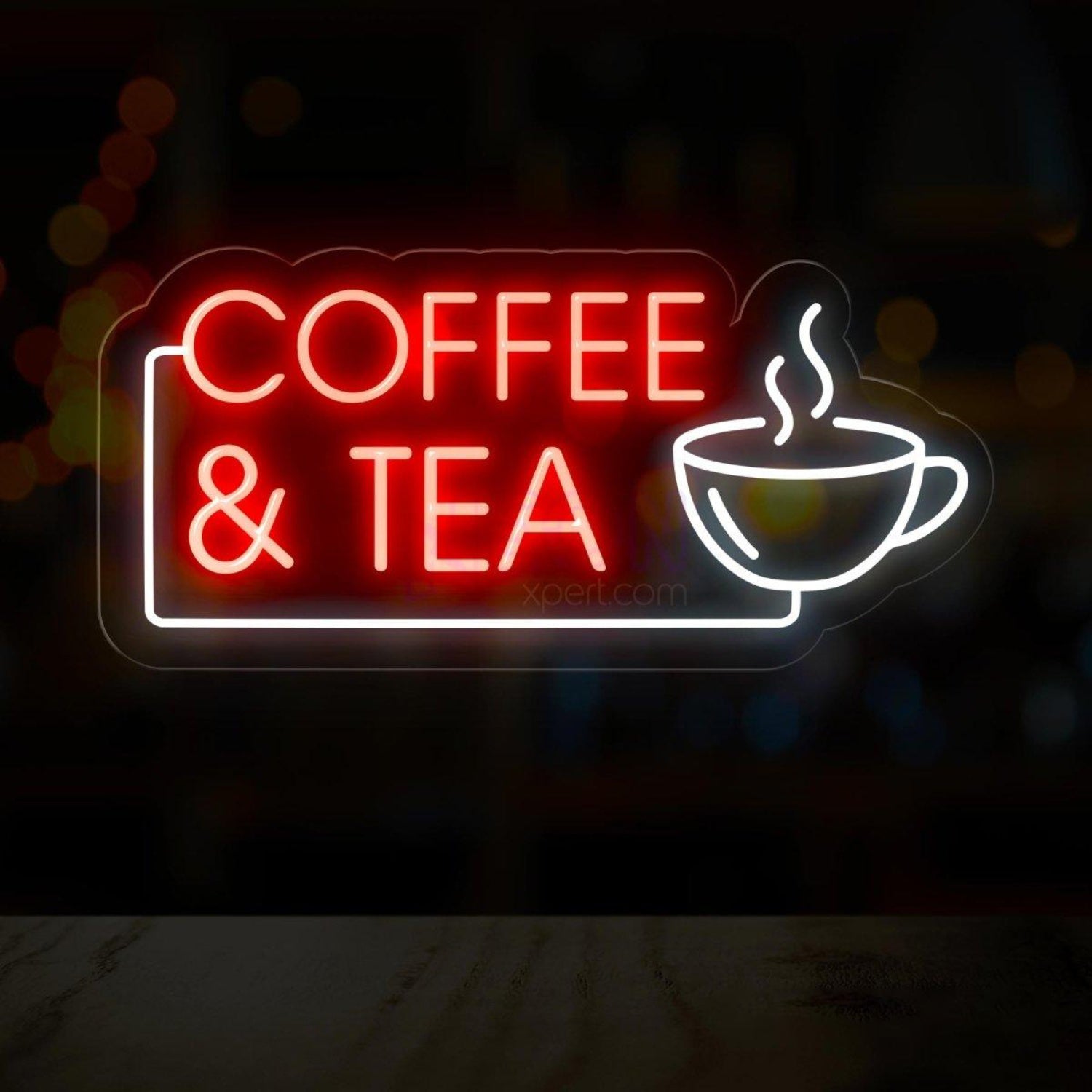 White Coffee Cup Tea Led Neon Sign Cafe Wall Art | Shineneon