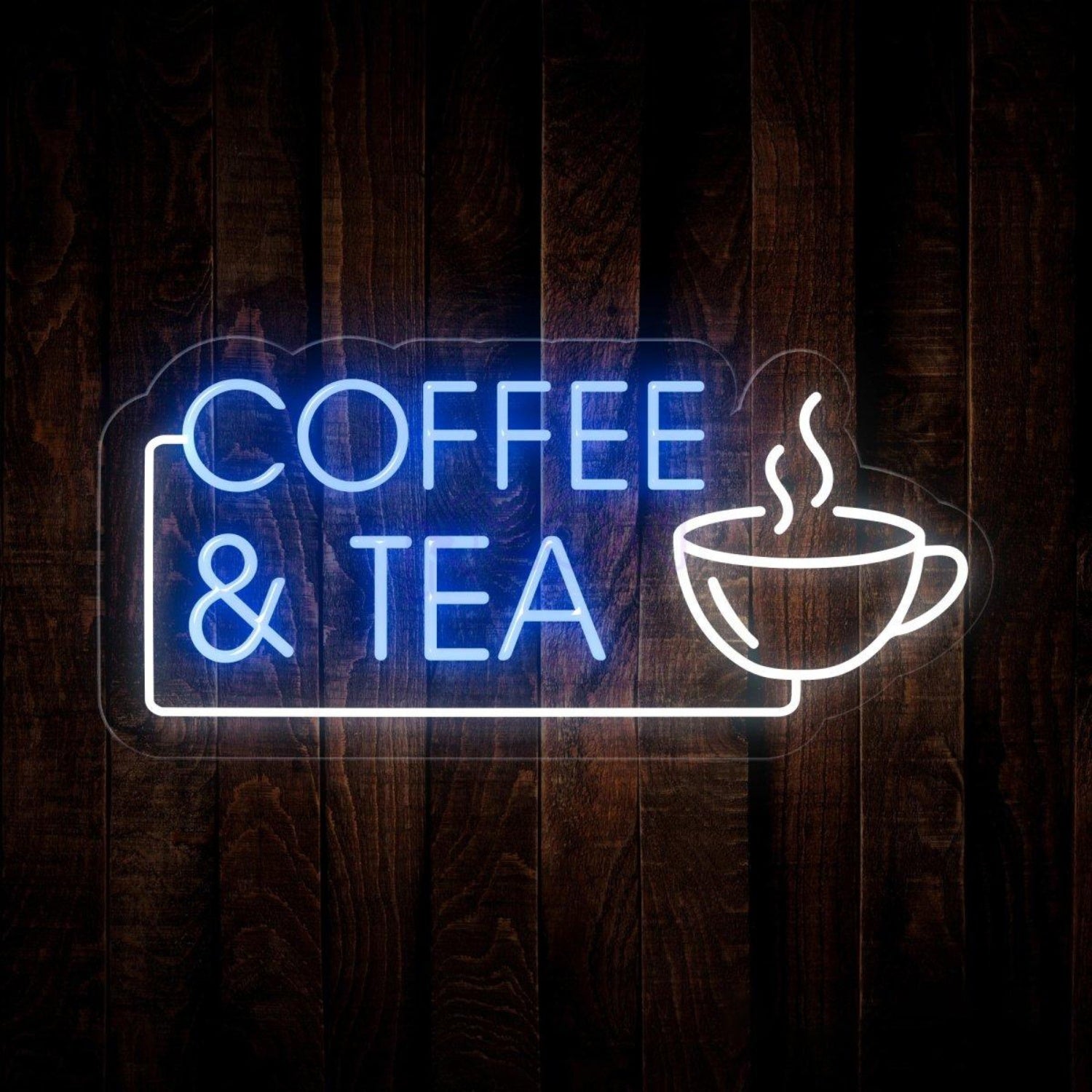 White Coffee Cup Tea Led Neon Sign Cafe Wall Art | Shineneon