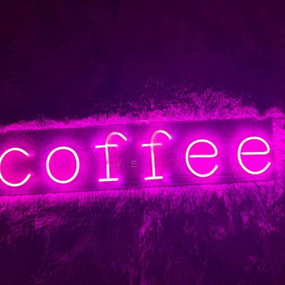 White Coffee Led Neon Sign For Cafe And Home Decor | Shineneon