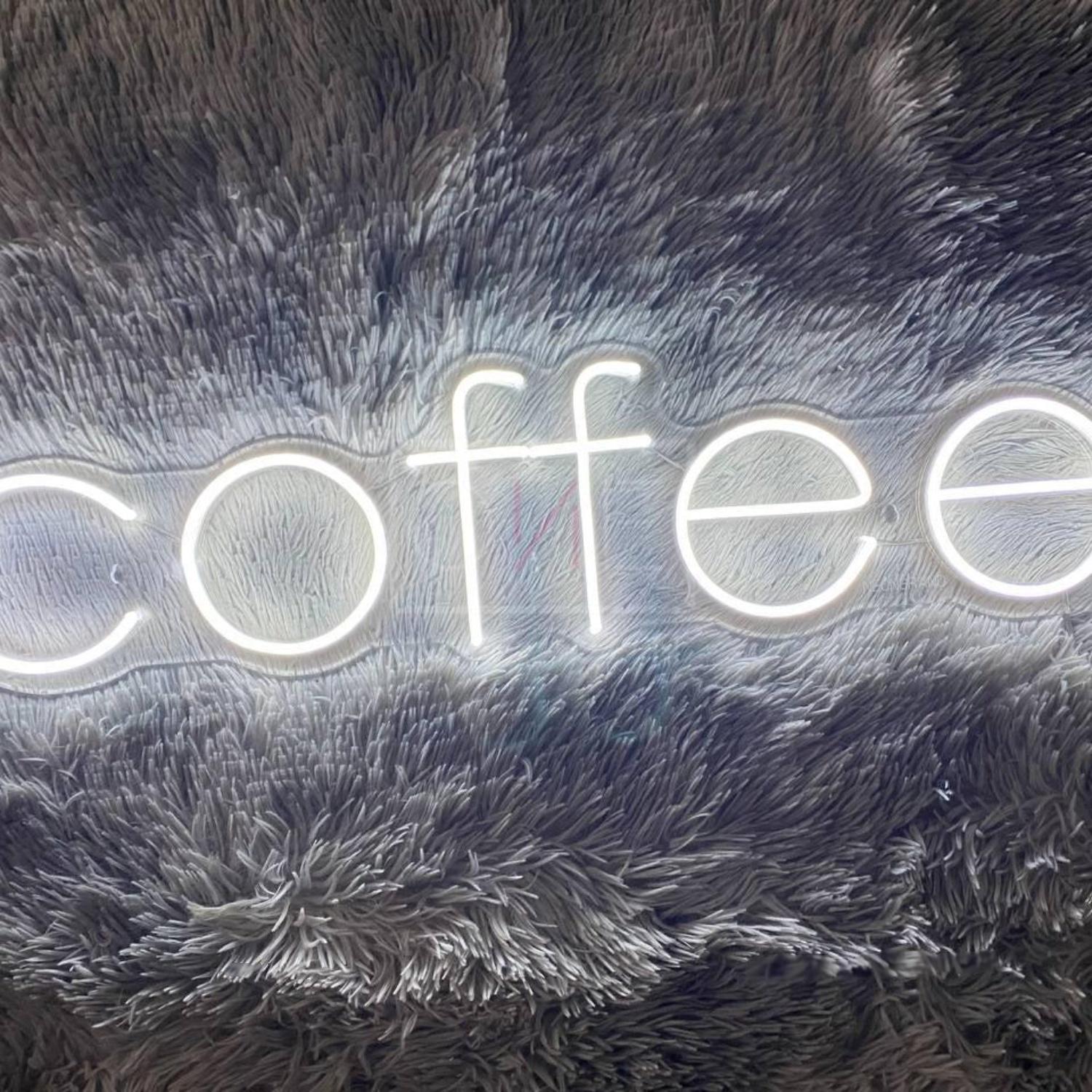 White Coffee Led Neon Sign For Cafe And Home Decor | Shineneon