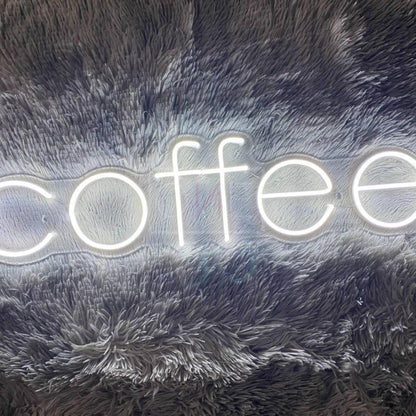 White Coffee Led Neon Sign For Cafe And Home Decor | Shineneon