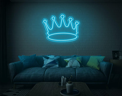 White Crown V2 Led Neon Sign For Modern Home Cafe Decor | Shineneon