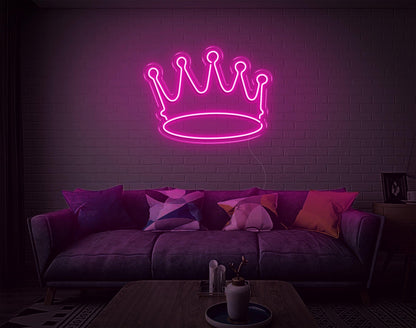 White Crown V2 Led Neon Sign For Modern Home Cafe Decor | Shineneon