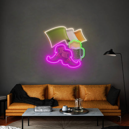 White Foxy Led Neon Sign Light Custom Led Signs - Shineneon