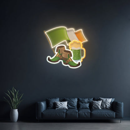White Foxy Led Neon Sign Light Custom Led Signs - Shineneon