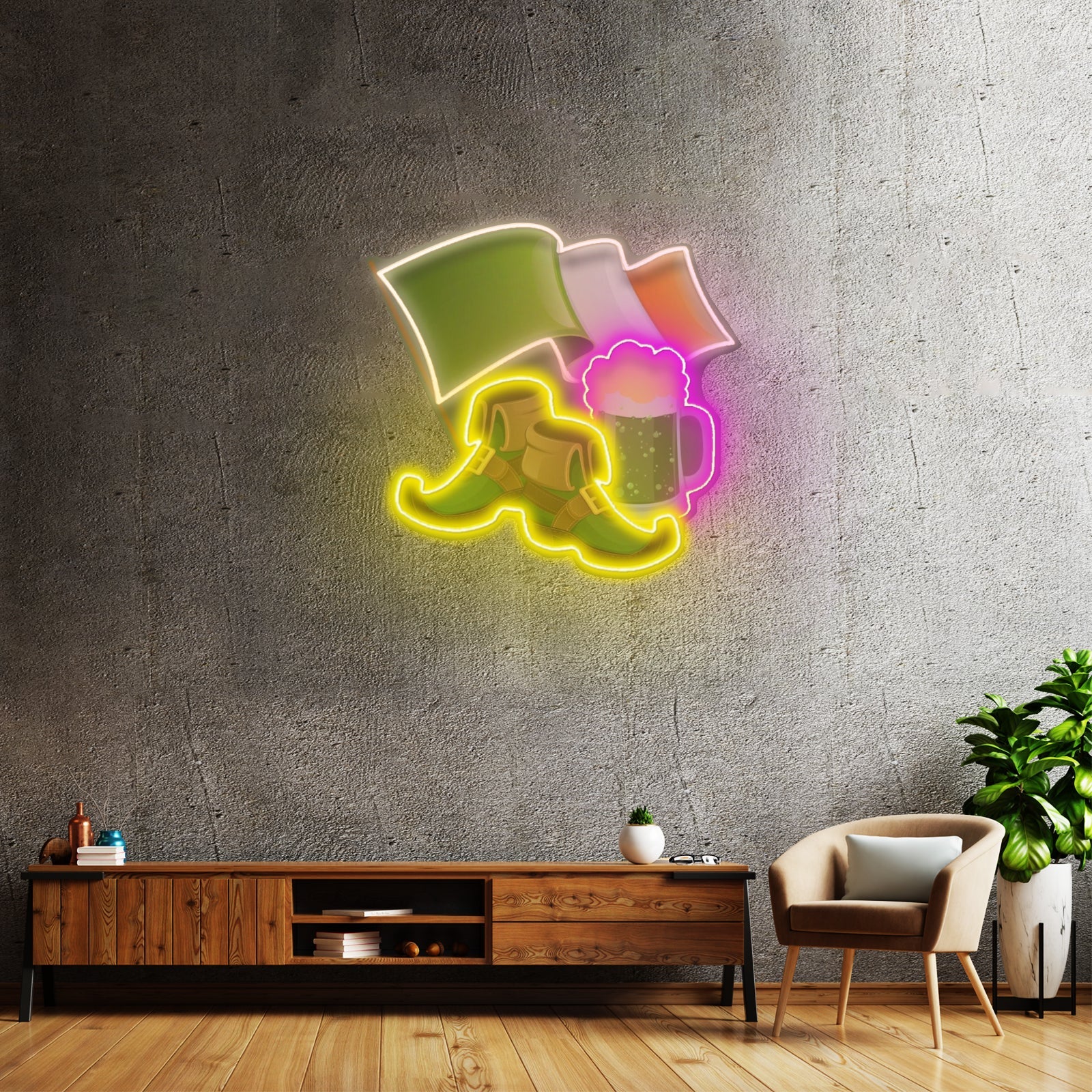 White Foxy Led Neon Sign Light Custom Led Signs - Shineneon