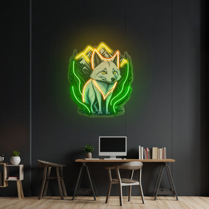 Who Is Next Santa Christmas Led Neon Acrylic Artwork For Sale