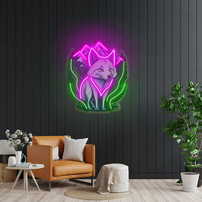 Who Is Next Santa Christmas Led Neon Acrylic Artwork For Sale