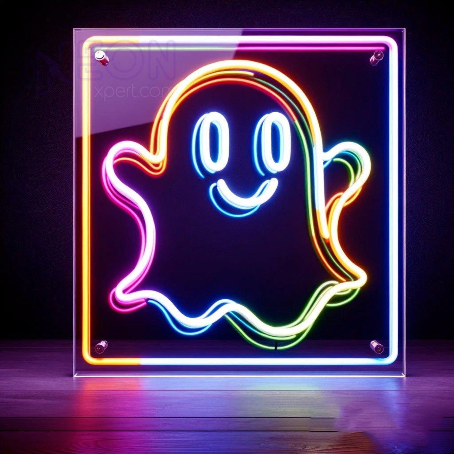 White Ghost Led Neon Sign Halloween Home Party Decor | Shineneon