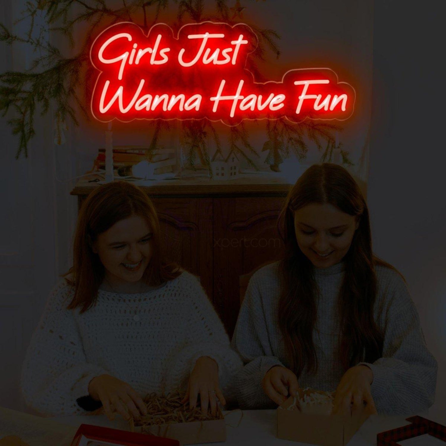 White Girls Just Wanna Have Fun Led Neon Sign For Bedroom Decor | Shineneon