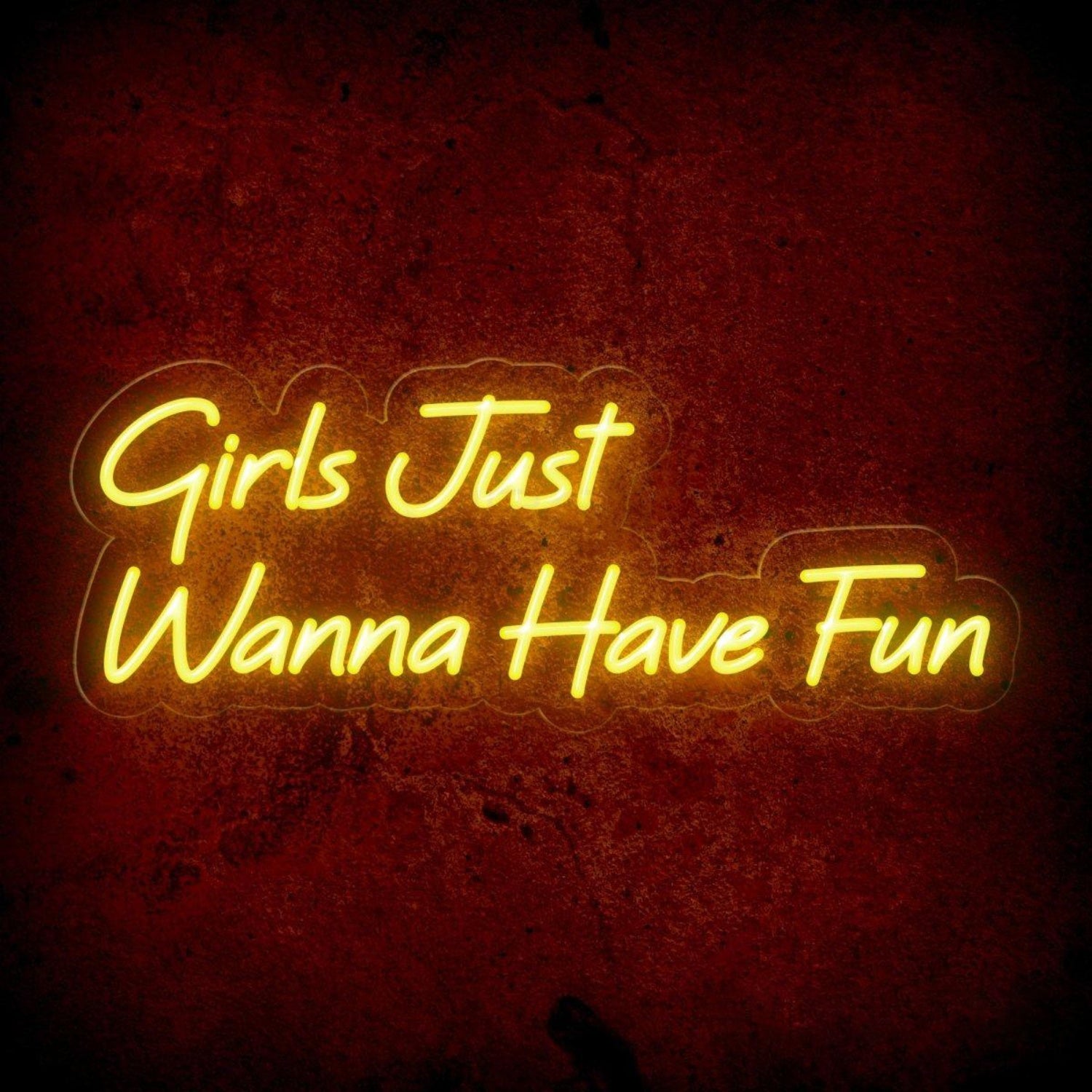 White Girls Just Wanna Have Fun Led Neon Sign For Bedroom Decor | Shineneon