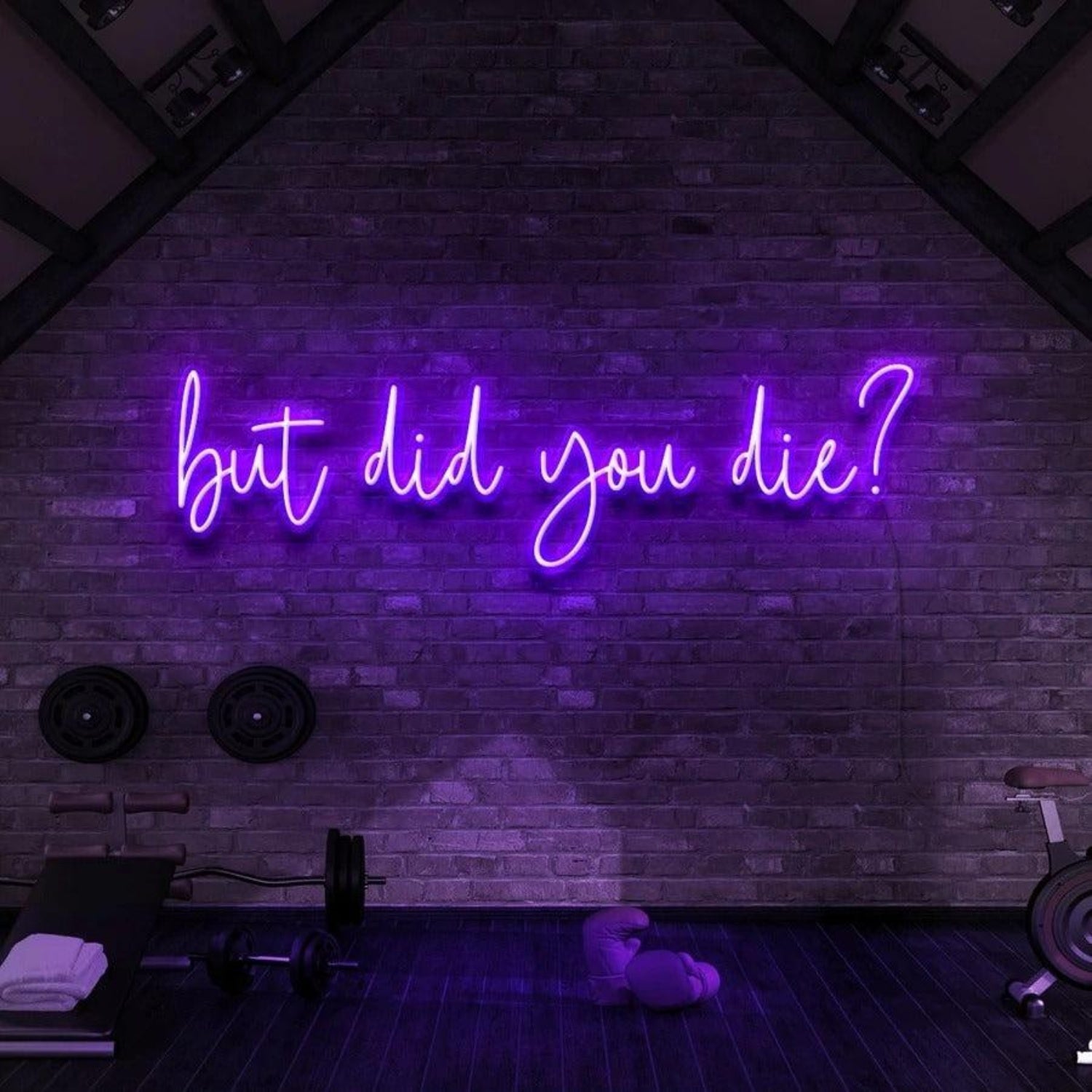 White Glow But Did You Die Led Neon Sign For Spaces | Shineneon