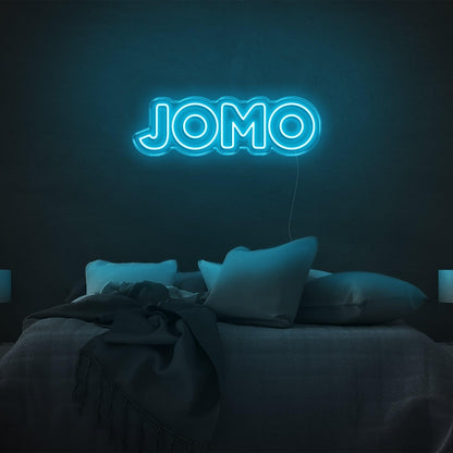 White-Jomo Led Neon Sign Modern Bedroom Decor | Shineneon
