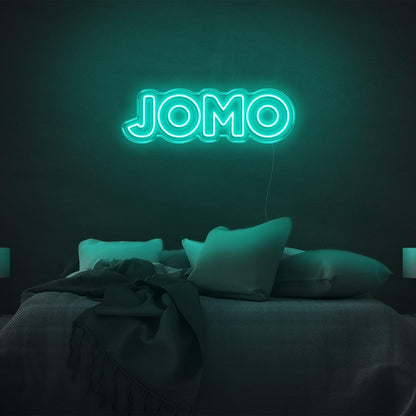 White-Jomo Led Neon Sign Modern Bedroom Decor | Shineneon