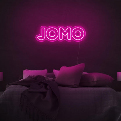 White-Jomo Led Neon Sign Modern Bedroom Decor | Shineneon