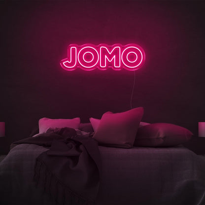White-Jomo Led Neon Sign Modern Bedroom Decor | Shineneon