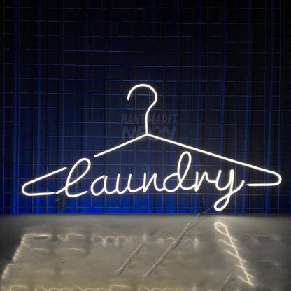 White Laundry Led Neon Sign | Shineneon