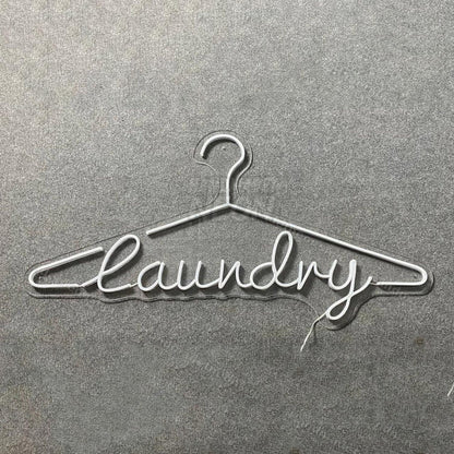 White Laundry Led Neon Sign | Shineneon