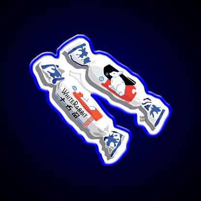 White Rabbit Candy Snack Food Led Neon Sign Rgb Color - Shineneon