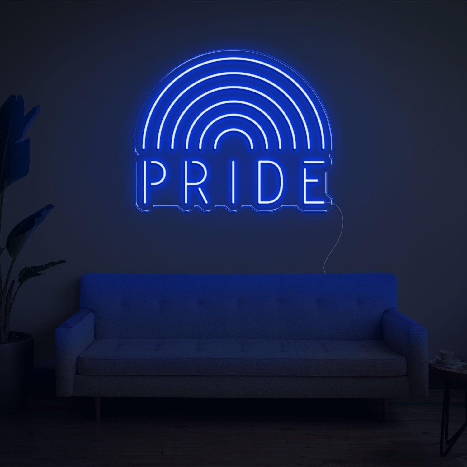 White Rainbow Pride Led Neon Sign For Indoor Lgbtq Decor | Shineneon