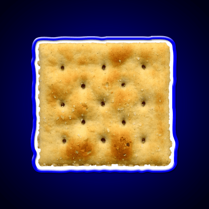 White Saltine Soda Cracker Snack Food Led Neon Sign Rgb Color - Shineneon