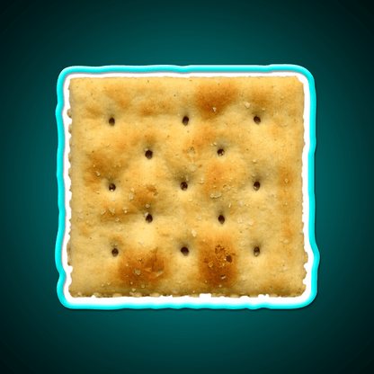White Saltine Soda Cracker Snack Food Led Neon Sign Rgb Color - Shineneon