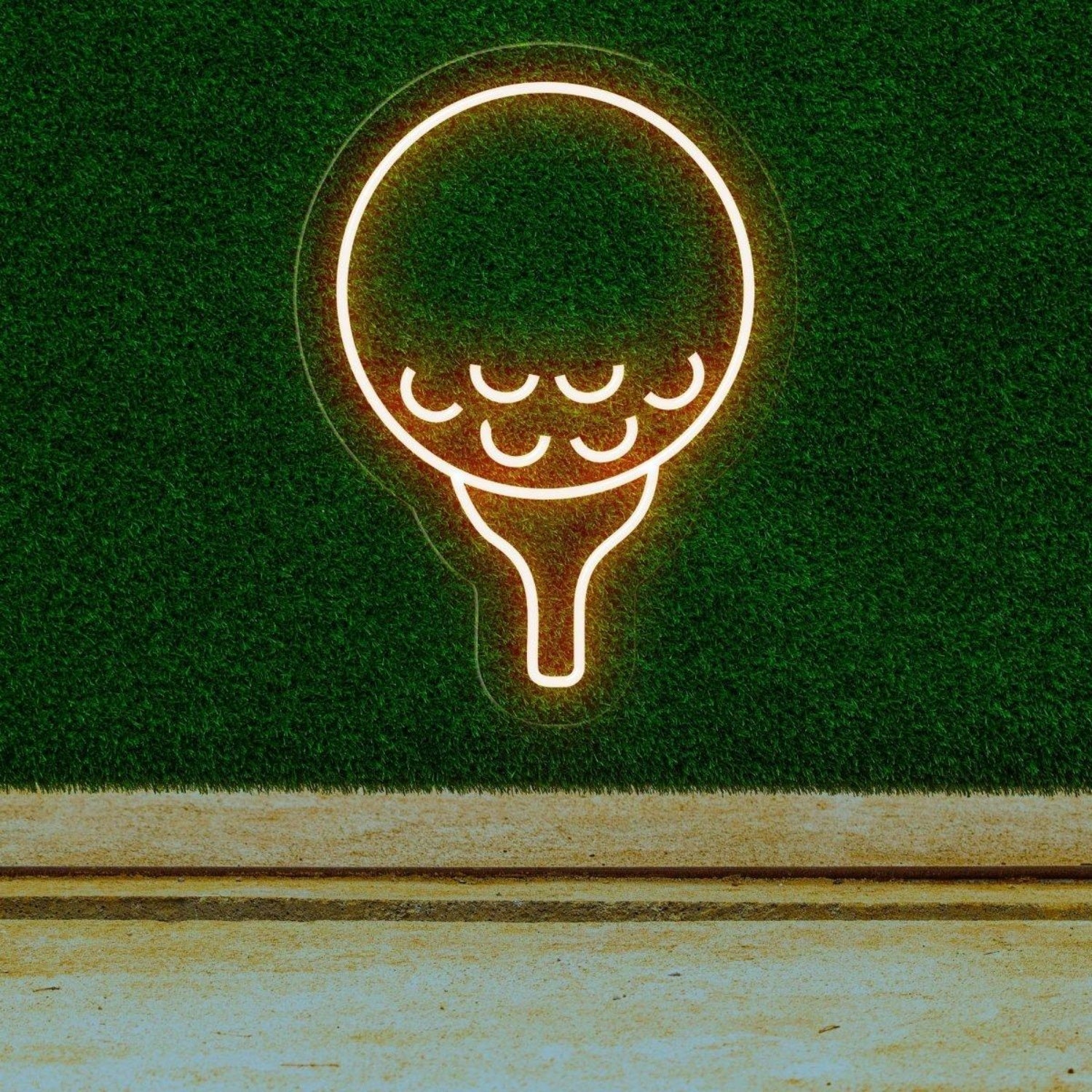 White Tennis Racket Led Neon Sign For Sports Bar Gym Wall Decor | Shineneon