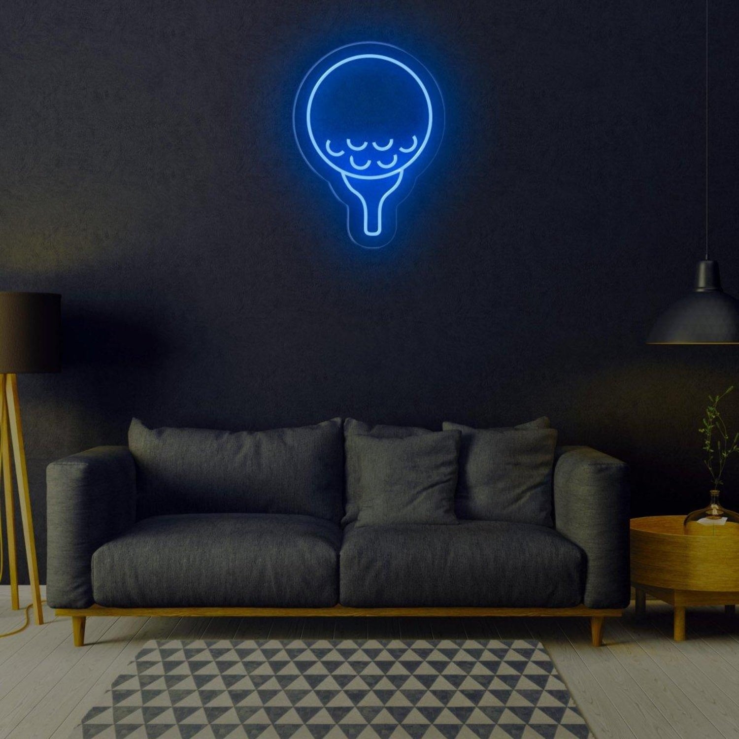 White Tennis Racket Led Neon Sign For Sports Bar Gym Wall Decor | Shineneon