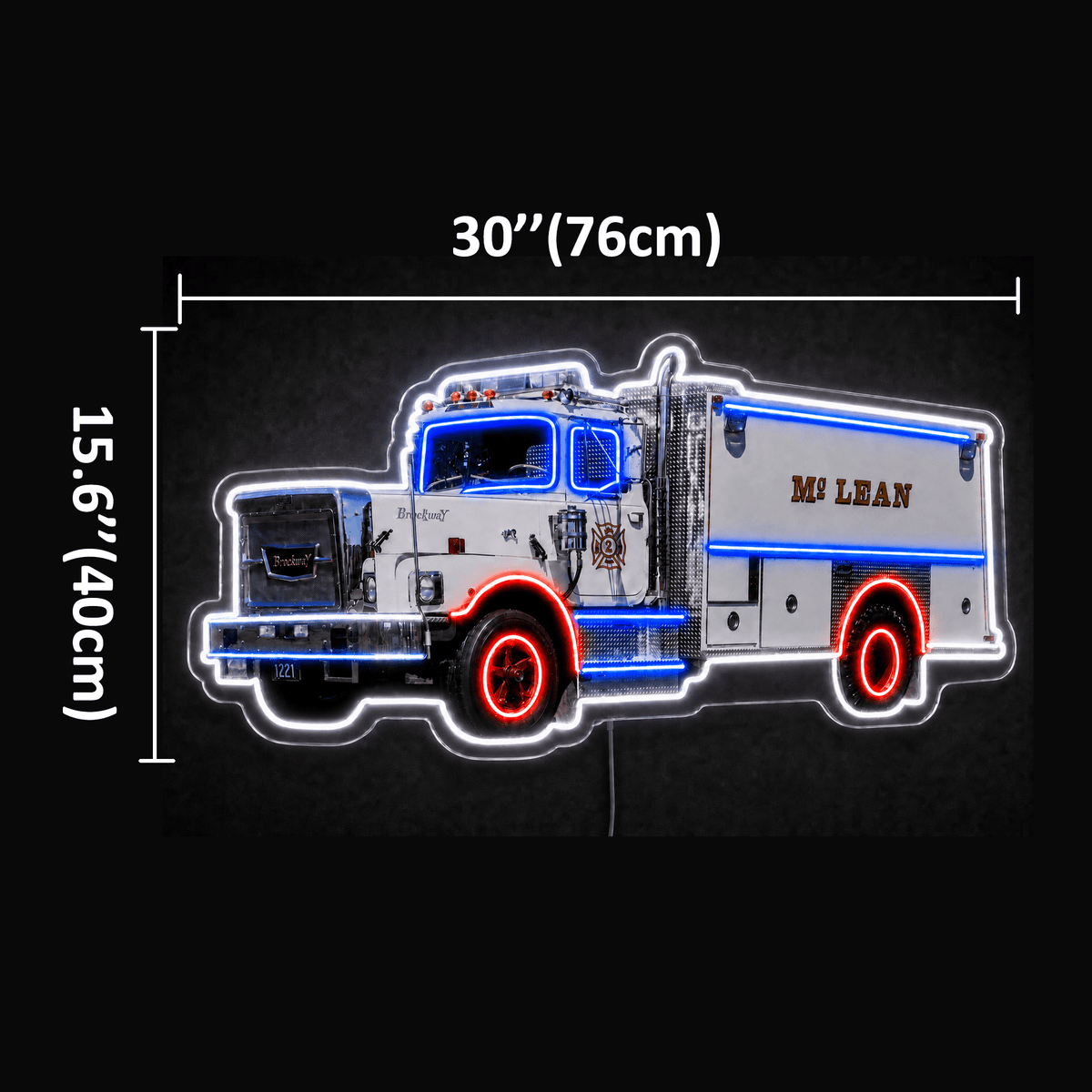 White Truck Custom LED Neon Sign - Shineneon