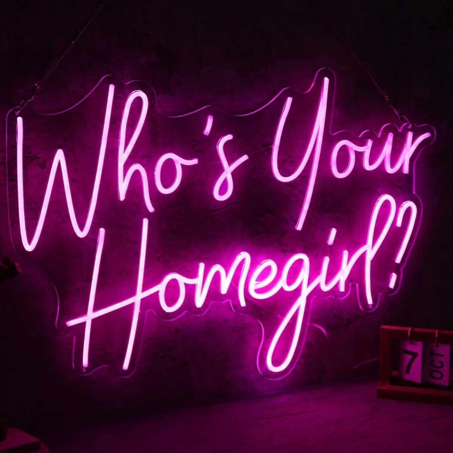 Who Is Your Homegirl Led Neon Sign - Shineneon