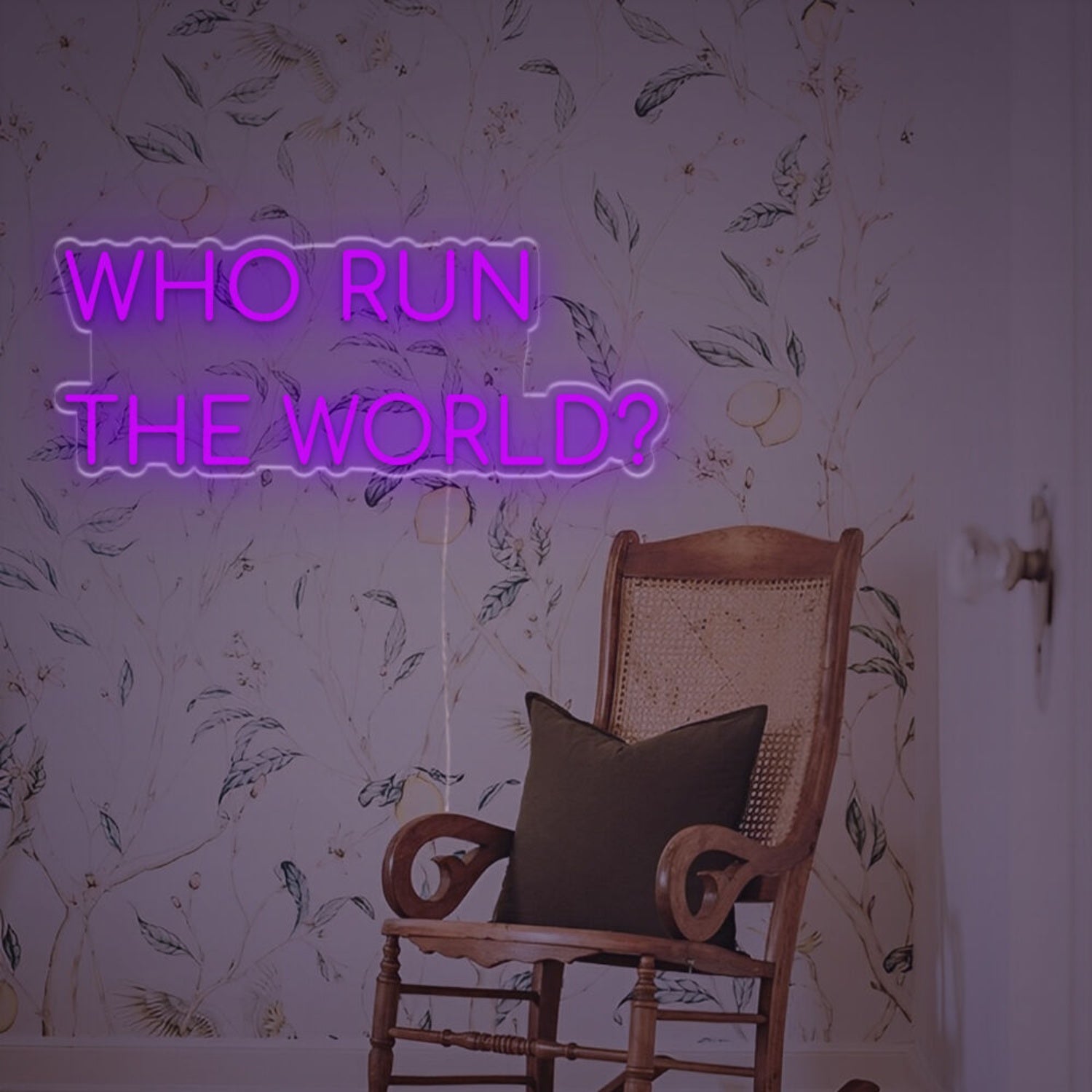 Who Run The World Led Neon Sign | Shineneon