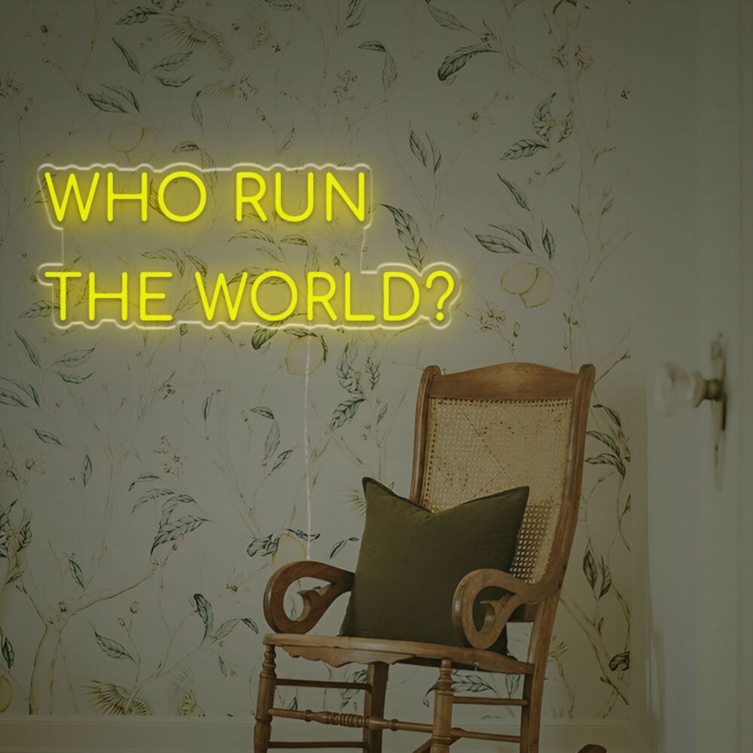 Who Run The World Led Neon Sign | Shineneon