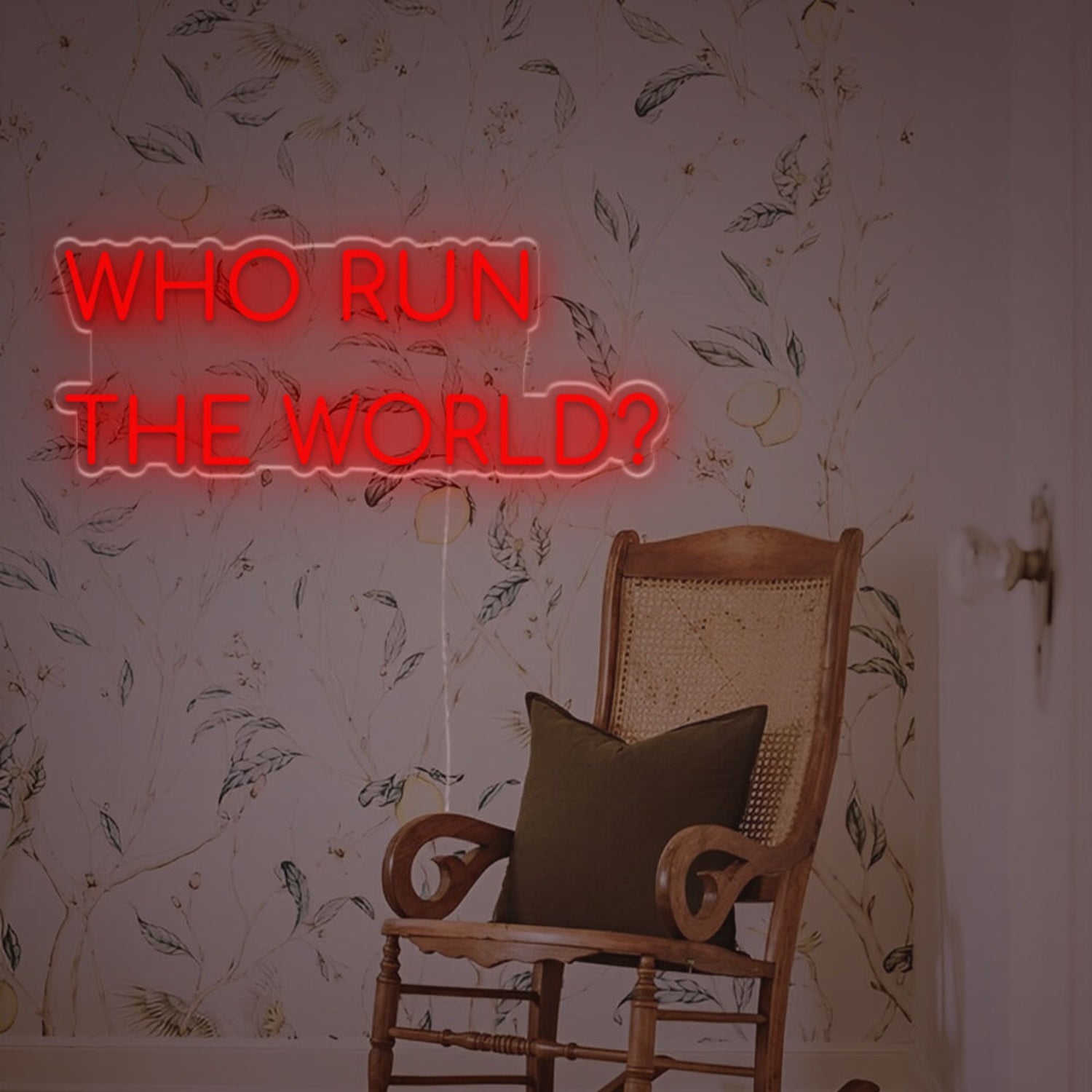 Who Run The World Led Neon Sign | Shineneon