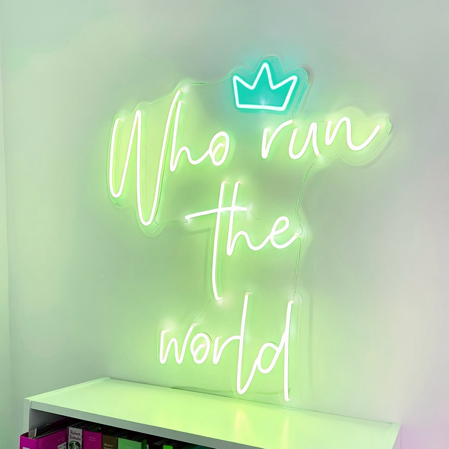 Who Run The World Led Neon Sign Empowerment Shines Bright In Neon | Shineneon