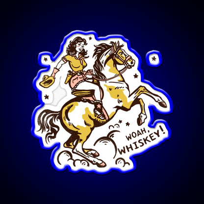 Whoa Whiskey Drink Bar Led Neon Sign Rgb Color