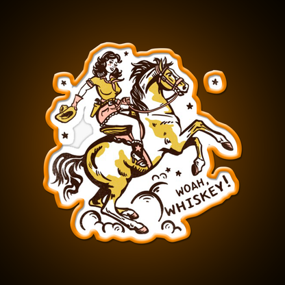 Whoa Whiskey Drink Bar Led Neon Sign Rgb Color