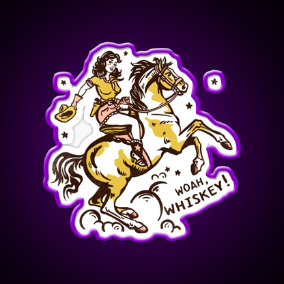 Whoa Whiskey Drink Bar Led Neon Sign Rgb Color