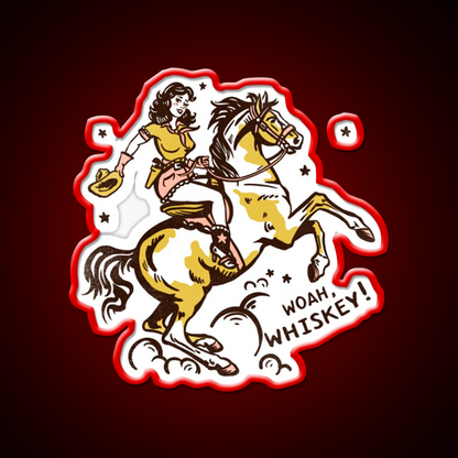 Whoa Whiskey Drink Bar Led Neon Sign Rgb Color