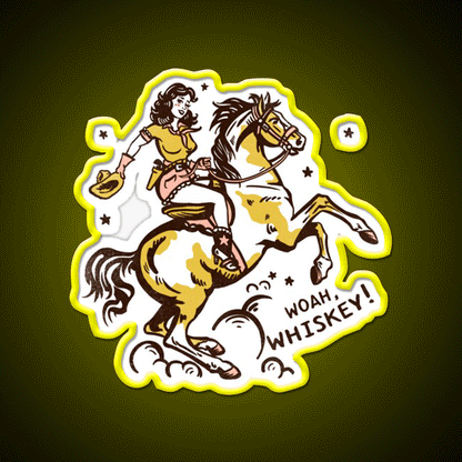 Whoa Whiskey Drink Bar Led Neon Sign Rgb Color