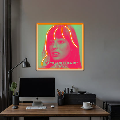 Why Have An Easy Life Artwork Neon Signs Custom | Shineneon