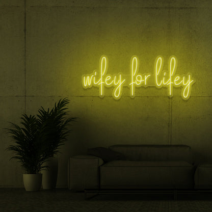 Wife Flifey Led Neon Sign - Shineneon