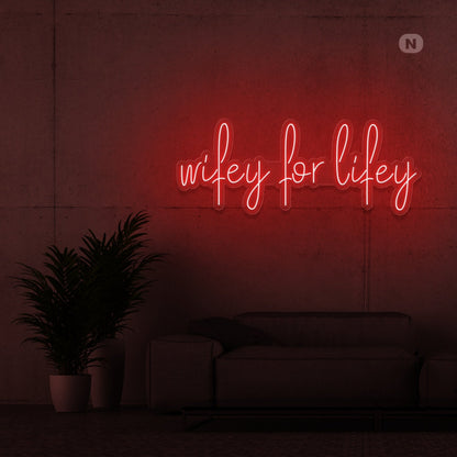 Wife Flifey Led Neon Sign - Shineneon