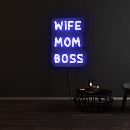 Wife Mom Boss Led Neon Sign - Shineneon