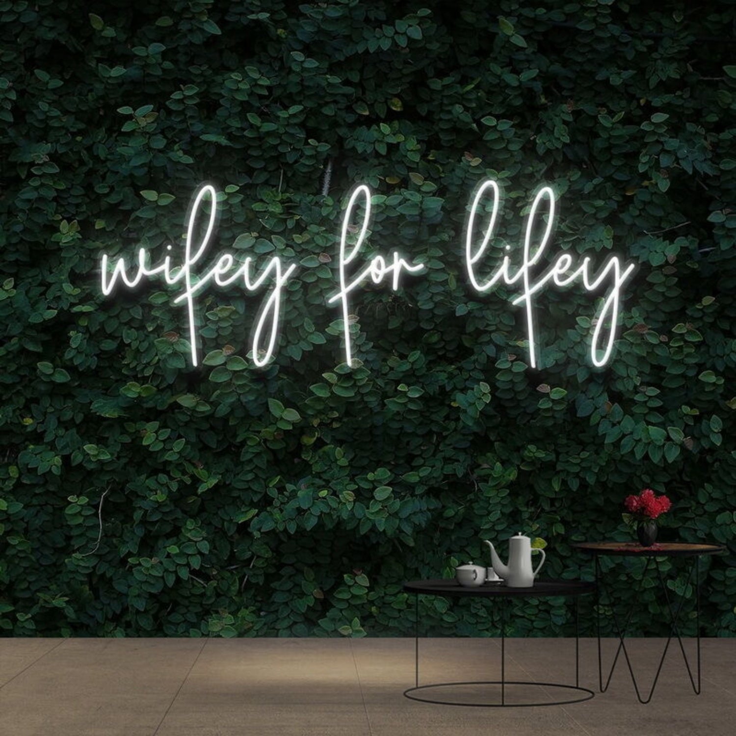 Wifey For Lifey Neon Sign For Romantic And Loving Decor | Shineneon