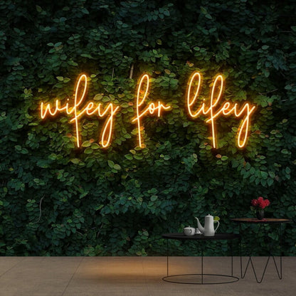 Wifey For Lifey Neon Sign For Romantic And Loving Decor | Shineneon